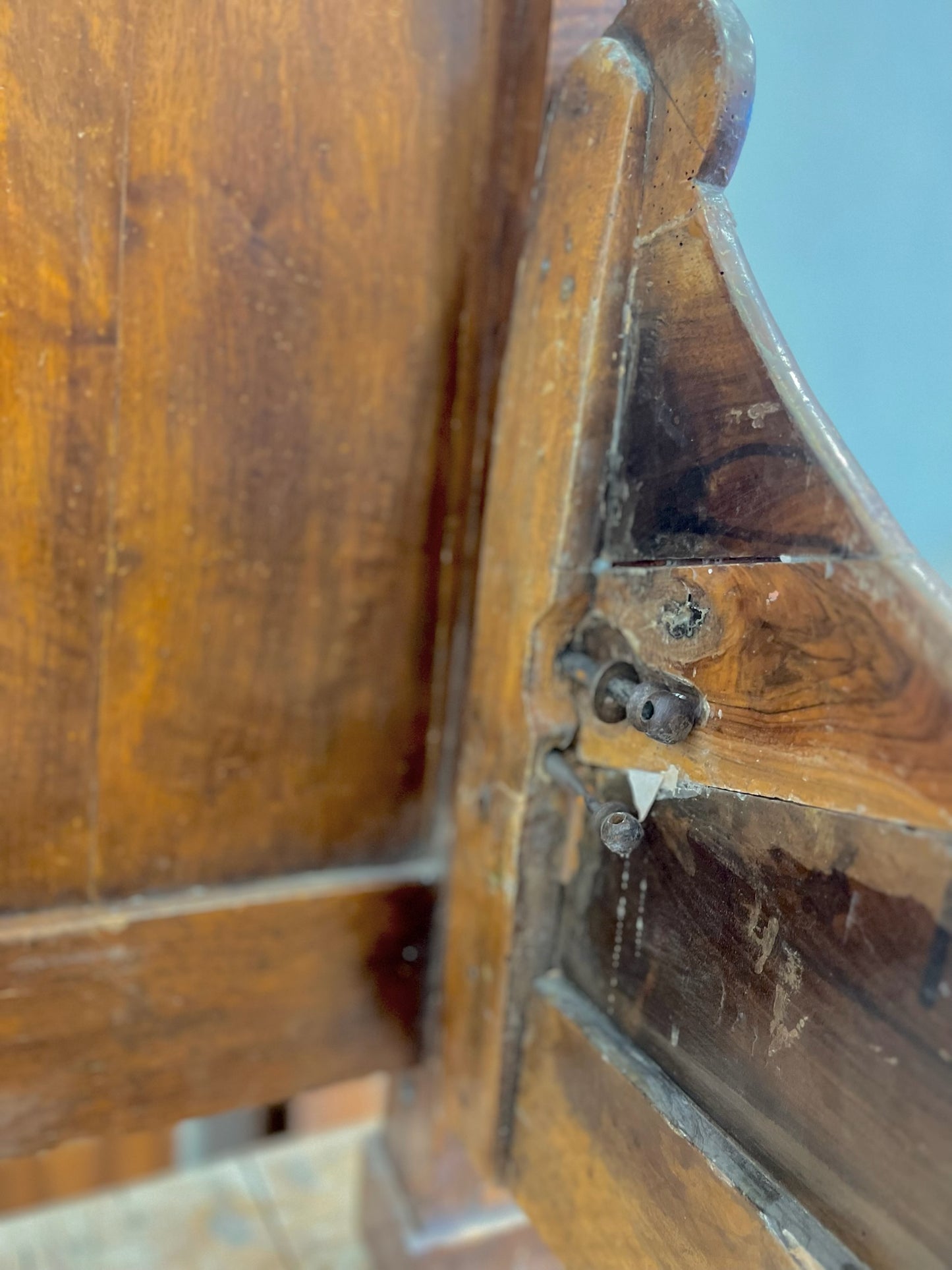 Antigua cama de barco estilo Fernandino años 1820 "Precio a convenir"